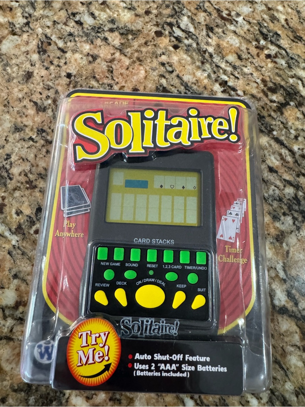 Westminster Pocket Arcade Solitaire Handheld Electronic Game (0277) Brand New